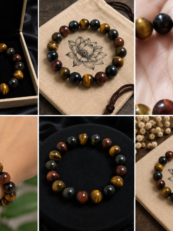 MULTI COLOR TIGER EYE Tricolor Tiger Eyes