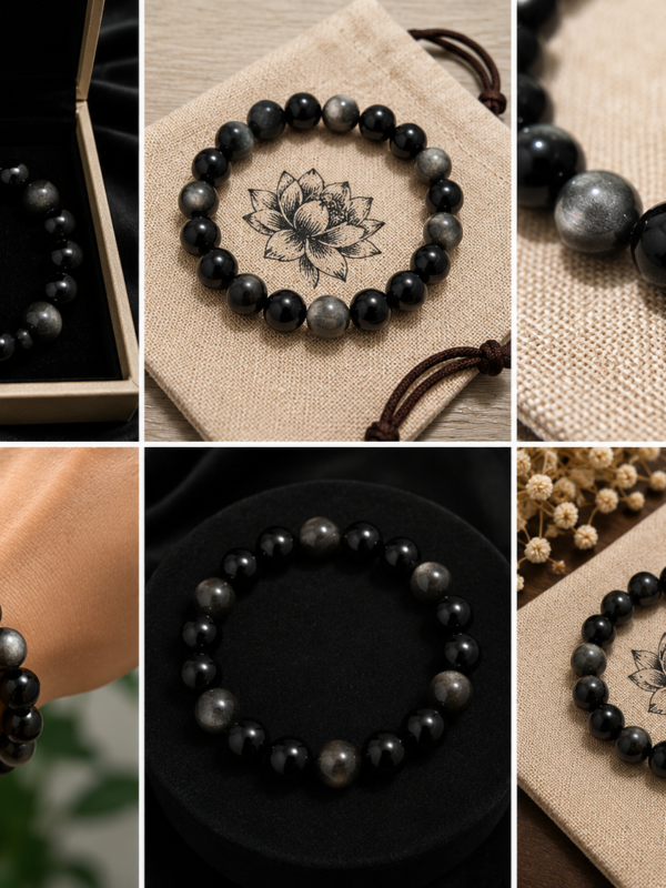 Natural Silver Obsidian