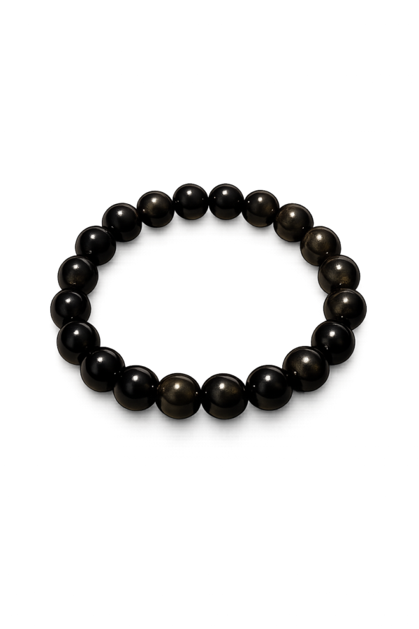 gold obsidian transparent tarotista single image Natural Gold Obsidian