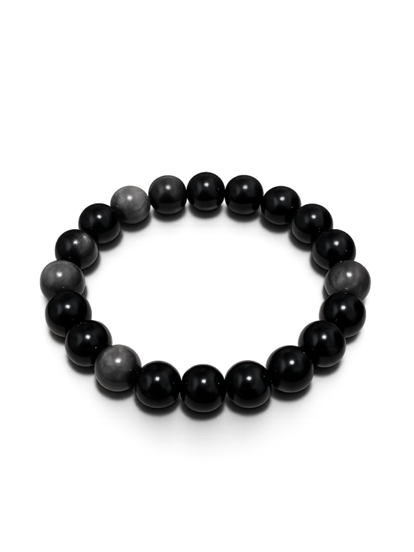 silver obsidian transparent tarotista single image Natural Silver Obsidian